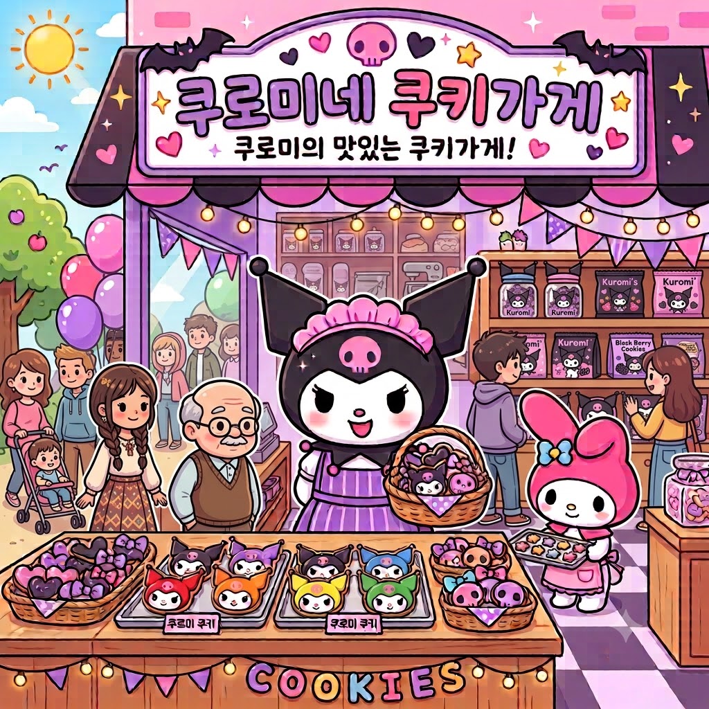 쿠로미네 쿠키가게 그림